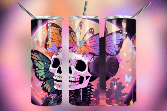 Download Tumbler Wrap 20oz Sublimation Skeleton - Sublimation skeleton Collection
