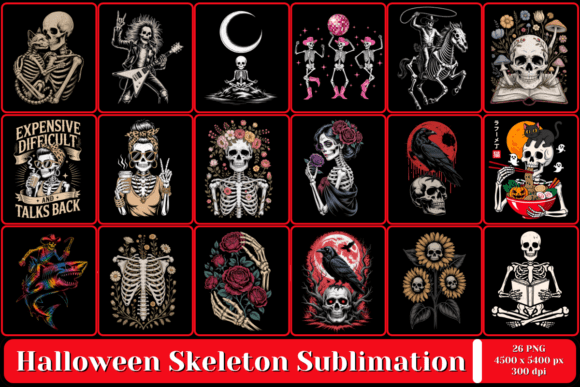 Download Halloween Sublimation Skeleton PNG - Sublimation skeleton Collection