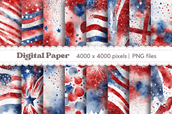 Download Watercolor 4th of July Flag Background - Flag background Collection