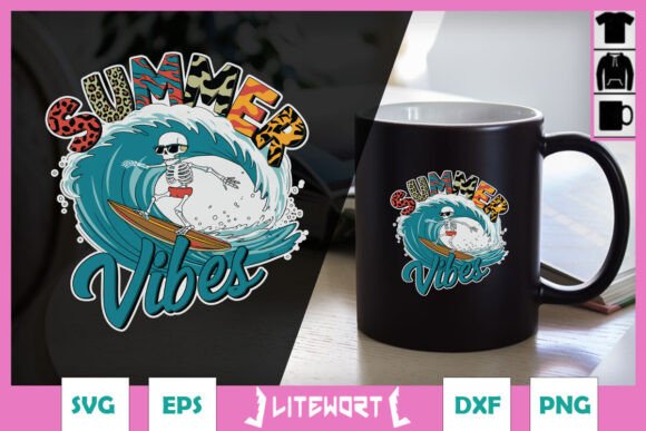 Download Summer Vibes Sublimation Skeleton SVG - Sublimation skeleton Collection